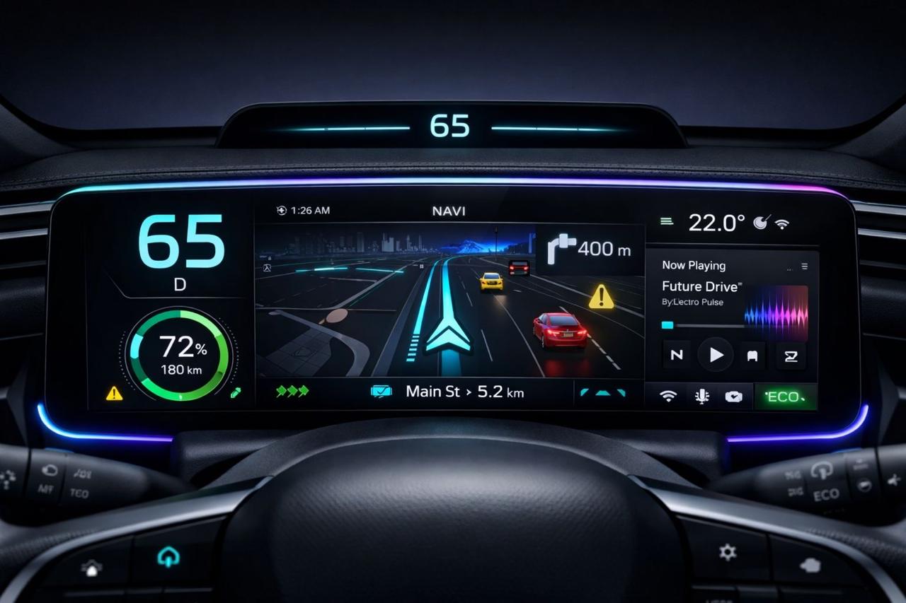 Energy management interface in HerX cockpit