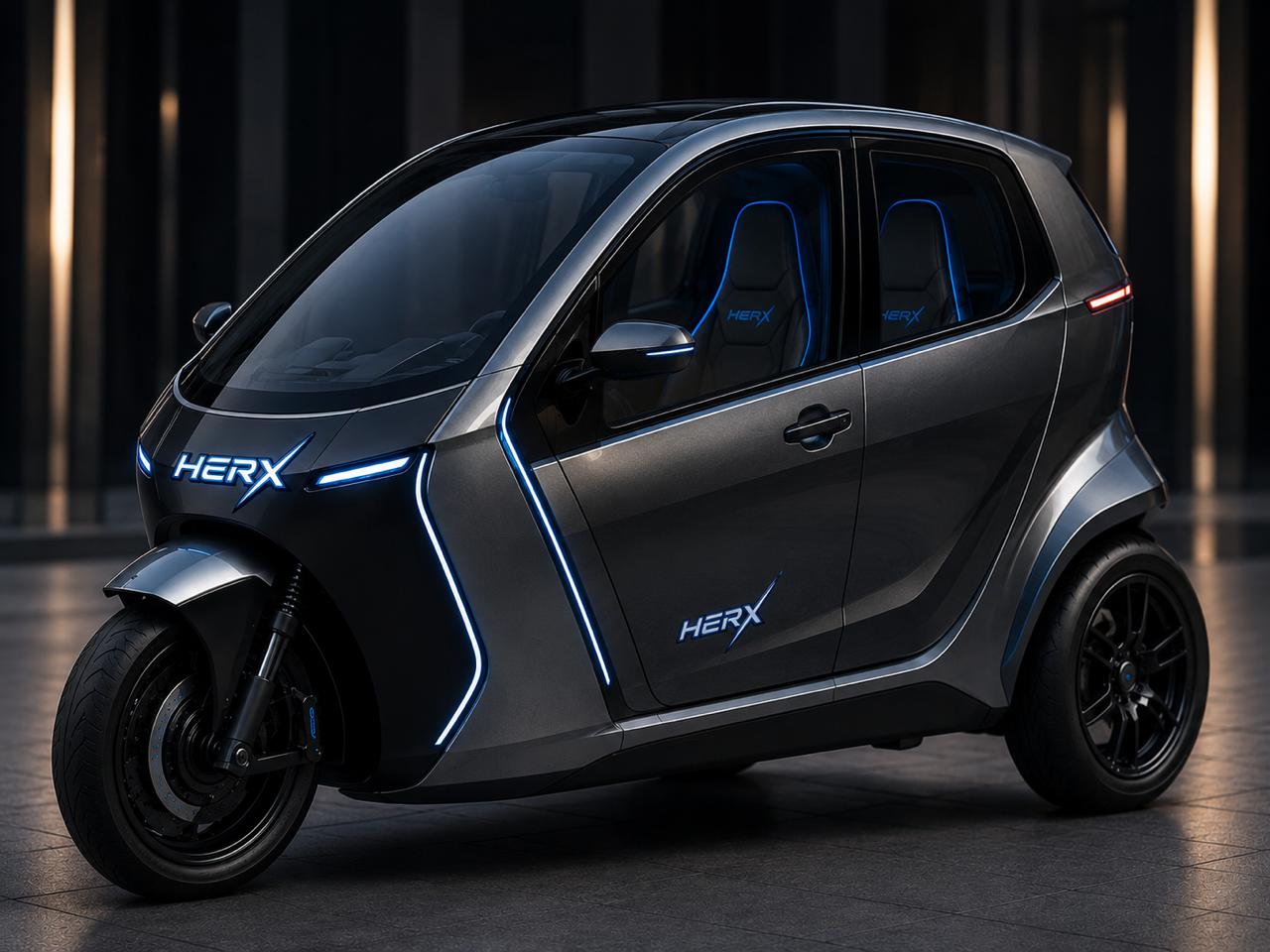 HerX City – New · Enclosed 3-Wheel Micro EV